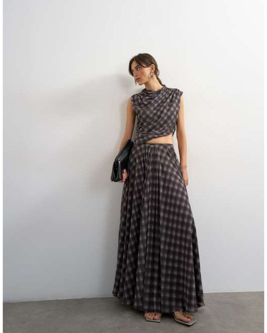 Plum Plaid Set
