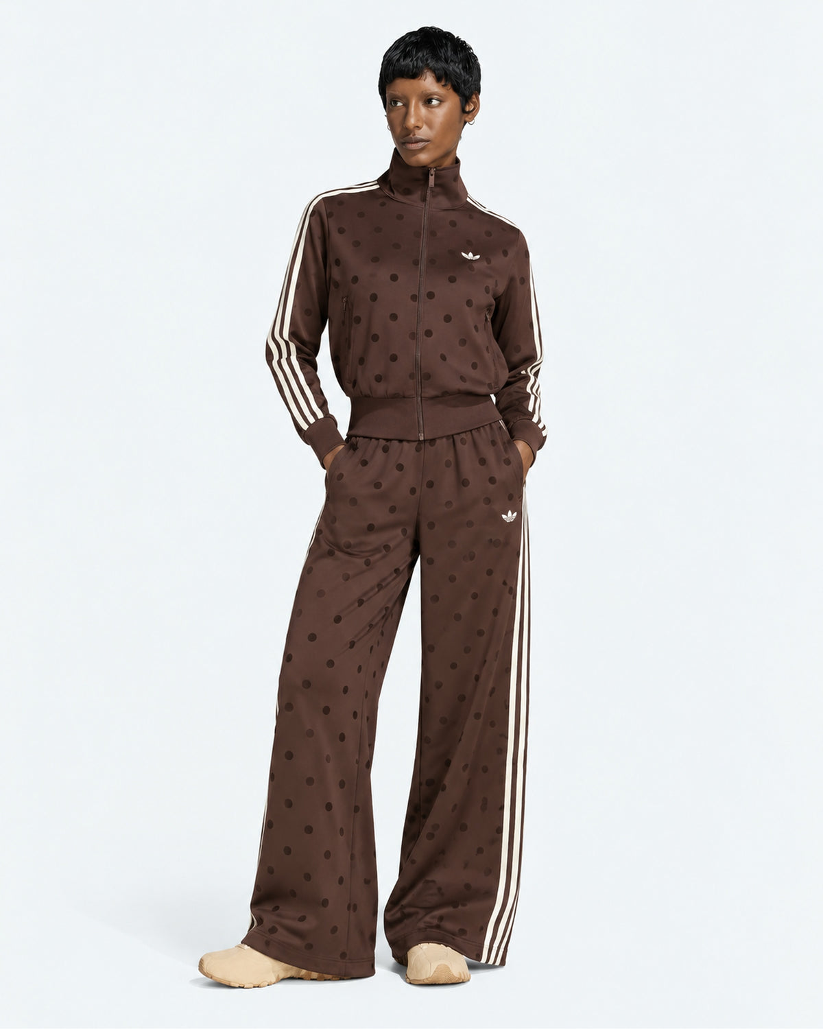 Brown Polka Dot Set