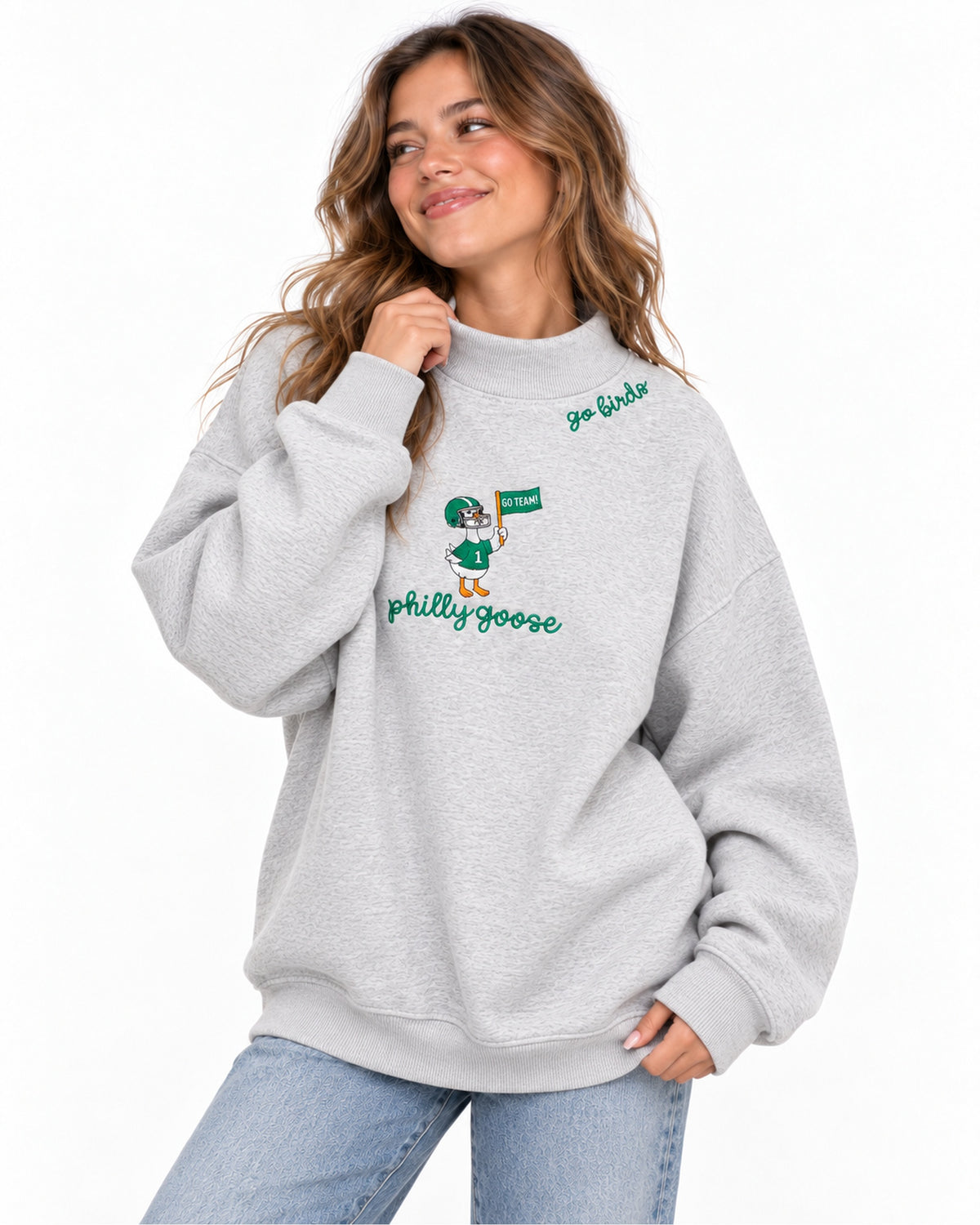 Philly Goose Mockneck