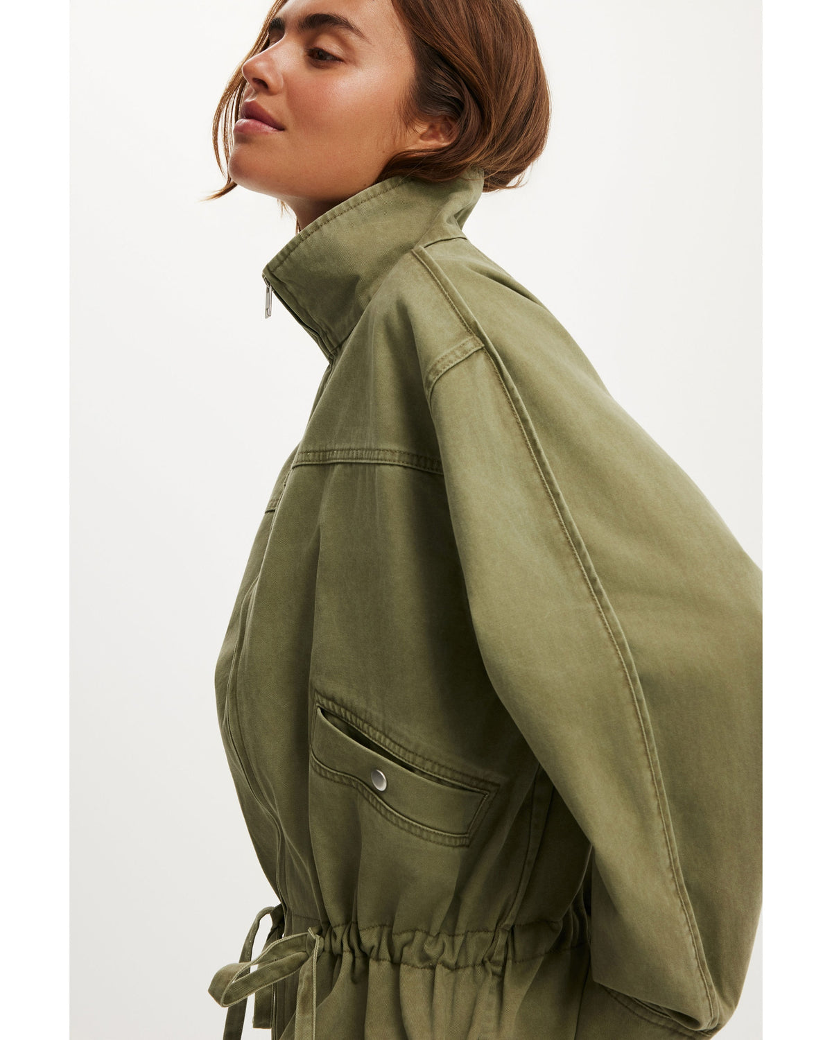 Funnel Neck Jacket
