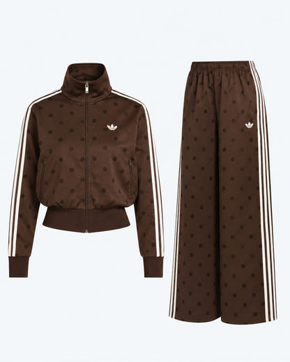 Brown Polka Dot Set