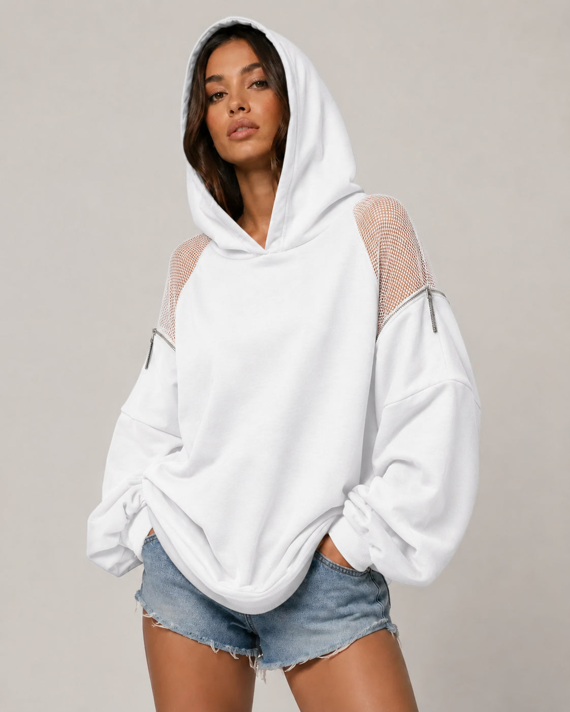 Reveal Mesh Hoodie