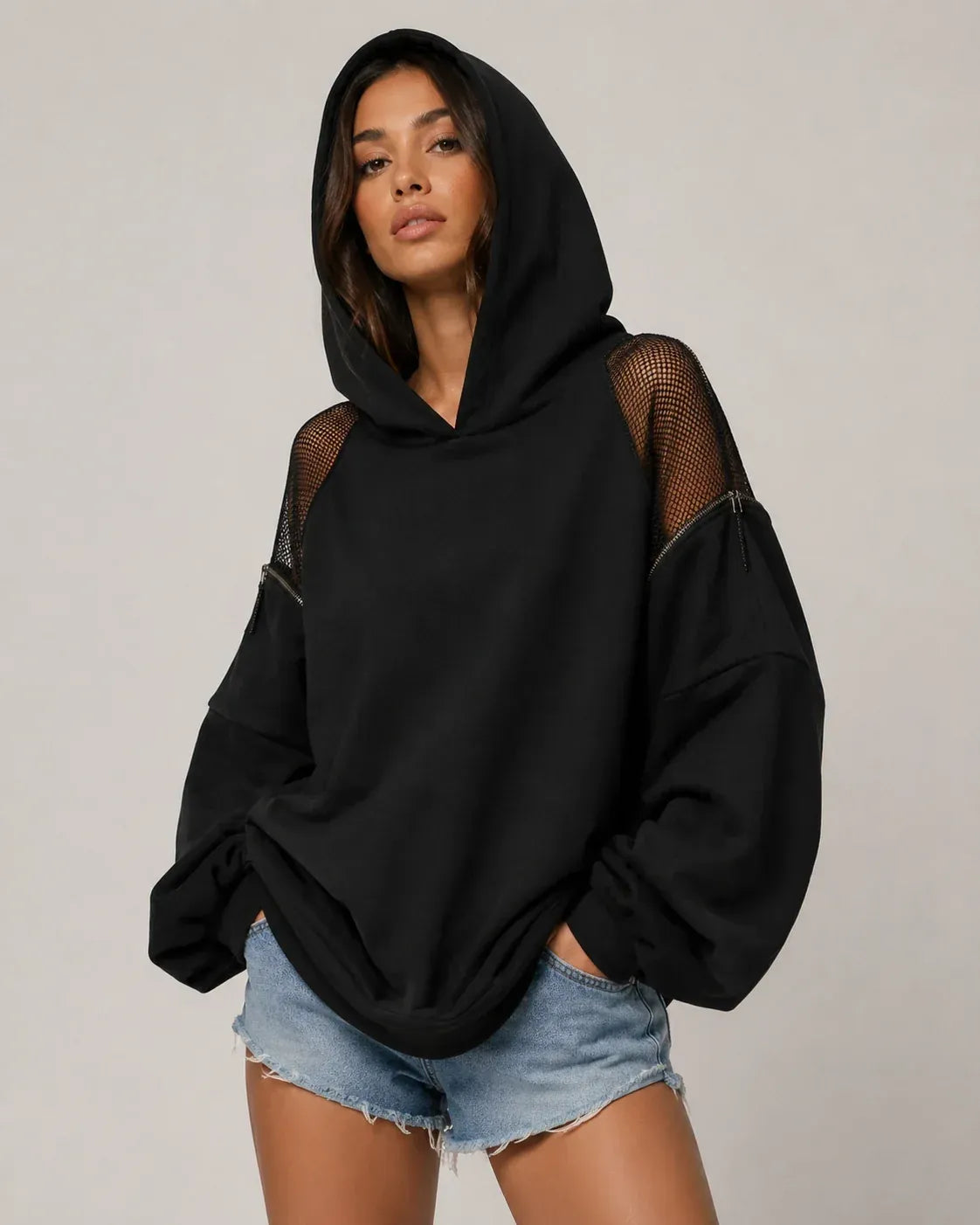 Reveal Mesh Hoodie